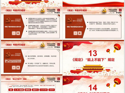 学习解读中央企业领导人管理规定PPT